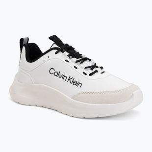 Női cipők Calvin Klein HW0HW03293 Light Eva Run Essential LAC Nylon Suede bright white/black