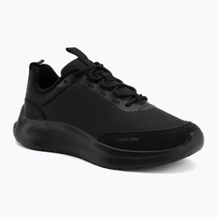 Férfi cipők Calvin Klein HM0HM02343 Light Eva Runn Laceup AOP triple black