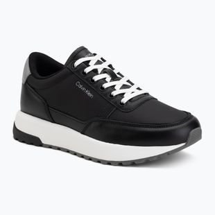 Férfi cipők Calvin Klein HM0HM02214 City Runner Laceup Leather Mix black/granite road