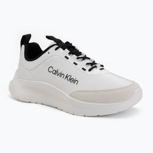 Férfi cipők Calvin Klein HM0HM02342 Light Eva Runn Essential Laceup Nylon Suede bright white/black