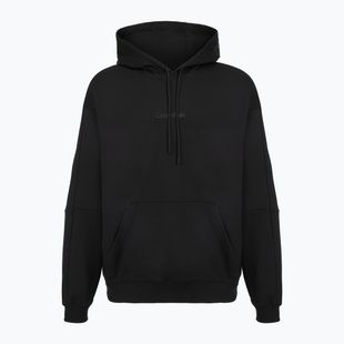 Férfi pulóver Calvin Klein LVGMF6W302 Hoodie black