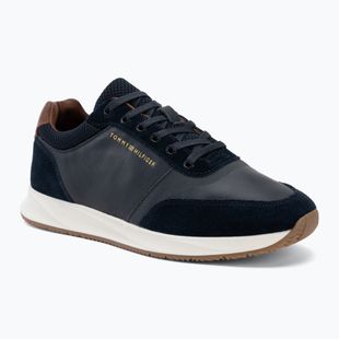 Férfi cipők Tommy Hilfiger Runner Suede Mix tracksuits desert sy