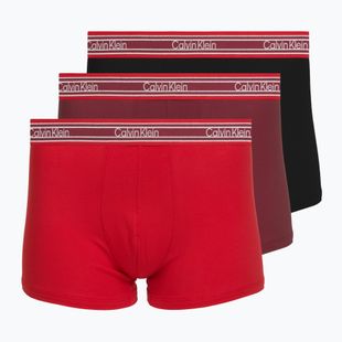 Férfi boxer nadrág Calvin Klein LV00NB4615 Trunk black/established red/goji berry