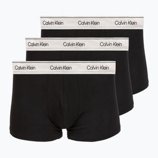 Férfi boxer nadrág Calvin Klein LV00NB4730 Trunk black w/ silver haze wbs