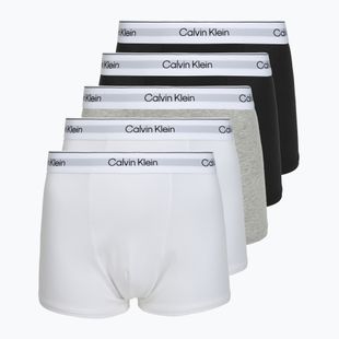 Férfi boxer nadrág Calvin Klein LV00NB4437 Relaxed Fit Trunk grey heather/black/classic white