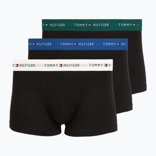 Férfi boxer nadrág Tommy Hilfiger Trunk WB 3 pack nb//opu blu/orna green/ivory silk