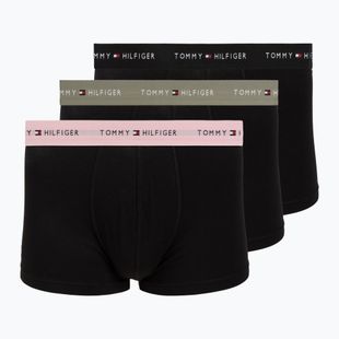 Férfi boxer nadrág Tommy Hilfiger Trunk WB 3 pack utility sage/black/bonita pink