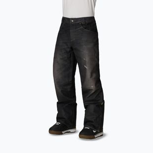 Férfi snowboard nadrág 686 Deconstructed Denim Insulated black denim