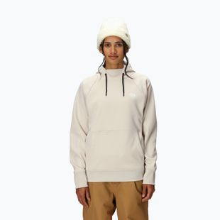 Női snowboard kapucnis pulóver 686 Bonded Fleece Pullover Hoody limestone