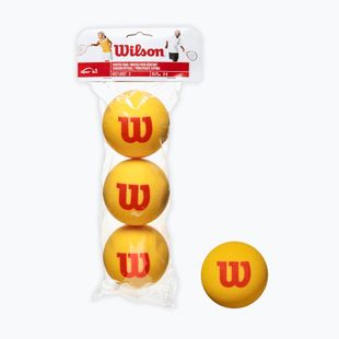 Wilson Starter Tour Foam Tball gyermek teniszlabda szett 3 db sárga WRZ258900