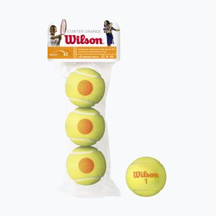 Wilson Starter Orange Tball gyermek teniszlabda készlet 3 db sárga WRT137300