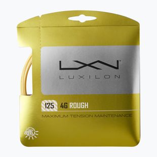 Tenisz húr Luxilon 4G Rough 125 12,2 m arany