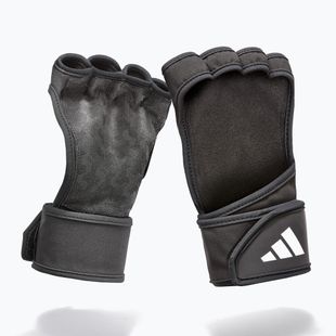 Edzőkesztyűk adidas Open Back Training Gloves black