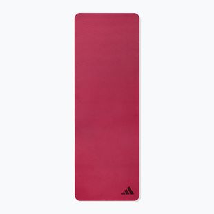 adidas Yoga fitness szőnyeg 4 mm bordó bordó színű