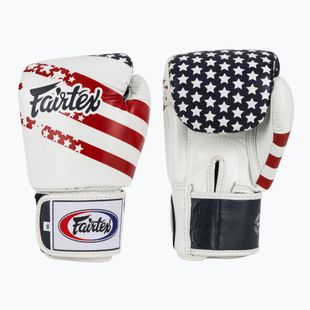 Boxkesztyű Fairtex Universal "Tight-Fit" Design USA white