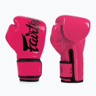 Rękawice boskerskie Fairtex Microfiber pink/black