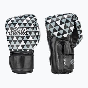 Fairtex Microfiber Art Prism fekete meztelen ujjú kesztyű
