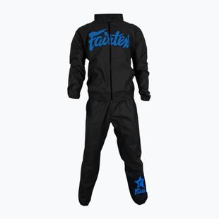 Overall sauna Fairtex Vinyl black/blue