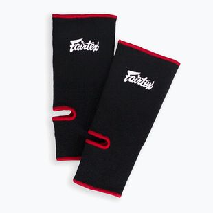 Fairtex bokatámasz fekete/piros bokavédők