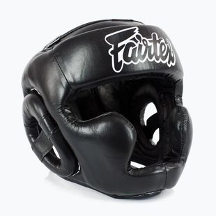 Box fejvédő dziecięcy Fairtex Headguard for Kids black