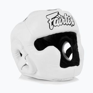 Box fejvédő dziecięcy Fairtex Headguard for Kids white