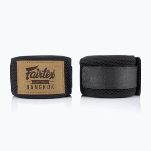 Box bandázs Fairtex Elastic Handwraps 455 cm black