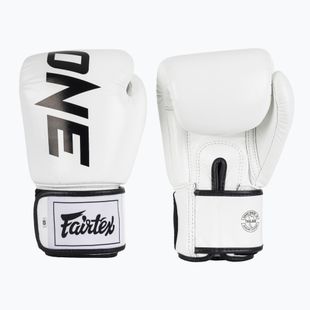 Boxkesztyű Fairtex ONE X Fairtex Boxing white
