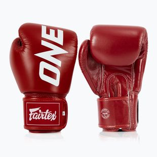 Boxkesztyű Fairtex ONE X Fairtex Boxing red