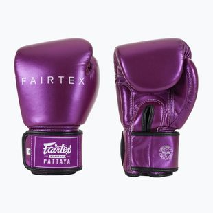 Boxkesztyű Fairtex Metallic Boxing purple