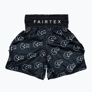 Fairtex Boxing Trunks rövidnadrág BT2006 'Motif' fekete