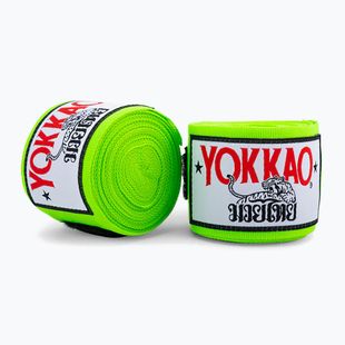 Boxbandázs YOKKAO Premium Handwraps 400 cm neon green