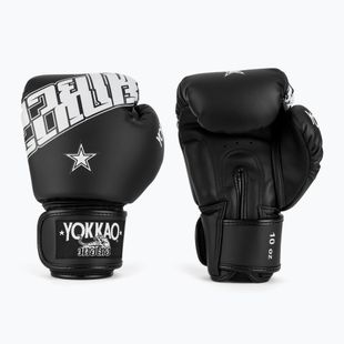 Boxkesztyű YOKKAO Lettering Boxing black