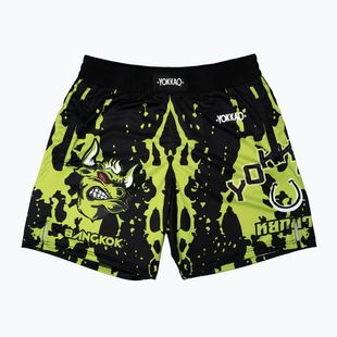 Férfi edzőshort YOKKAO Angry Bull Workout black