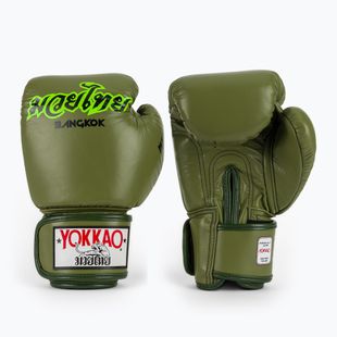 Boxkesztyű YOKKAO Late Show Boxing olive