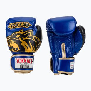 Boxkesztyű YOKKAO Original Boxing Gloves electric blue