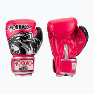 Boxkesztyű YOKKAO Original Boxing Gloves fuchsia