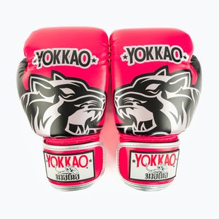 Boxkesztyű YOKKAO Original Boxing Gloves fuchsia