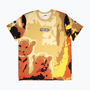 Férfi edzőpóló YOKKAO Tiger Family Muay Thai Workout Tee gold