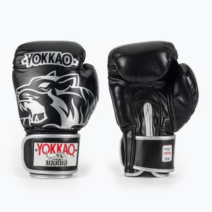 Boxkesztyű YOKKAO Original Boxing Gloves absolute black