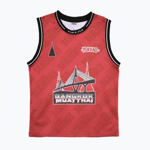 Férfi edzőpóló YOKKAO Basket Bridge Tank Top red