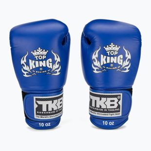 Top King Muay Thai Ultimate Air kék boxkesztyűk