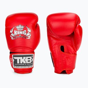 Top King Muay Thai Super kék boxkesztyűk