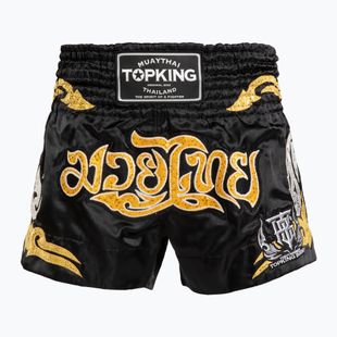 Top King Thai Boxing edző rövidnadrág fekete/arany
