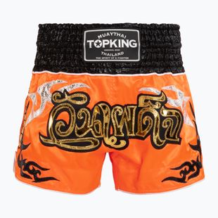 Top King Thai Boxing edzőnadrág narancssárga/fekete