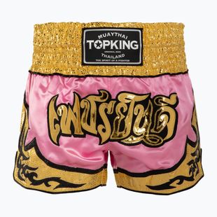 Top King Thai Boxing edzőnadrág rózsaszín/arany