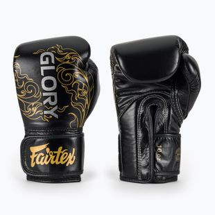 Boxkesztyű Fairtex Glory Kickboxing Competition Training Boxing black/gold