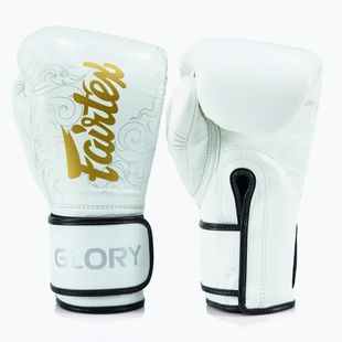 Boxkesztyű Fairtex Glory Kickboxing Competition Training Boxing white