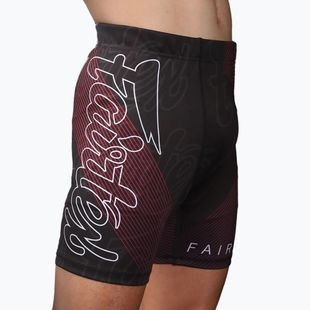 Fairtex Vale Tudo CP8 fekete/lila edző rövidnadrág