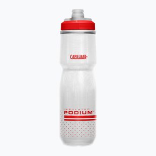 CamelBak Podium Chill kerékpáros palack 710 ml tüzes piros/fehér