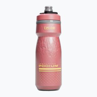 CamelBak Podium Chill 620 ml korallszínű, naplemente színű kerékpáros palack